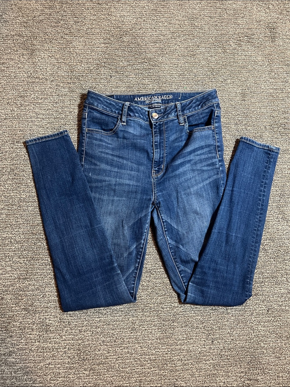 American Eagle Outfitters Dark Blue Skinny Jeans